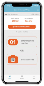 Smart Laundry App Interface