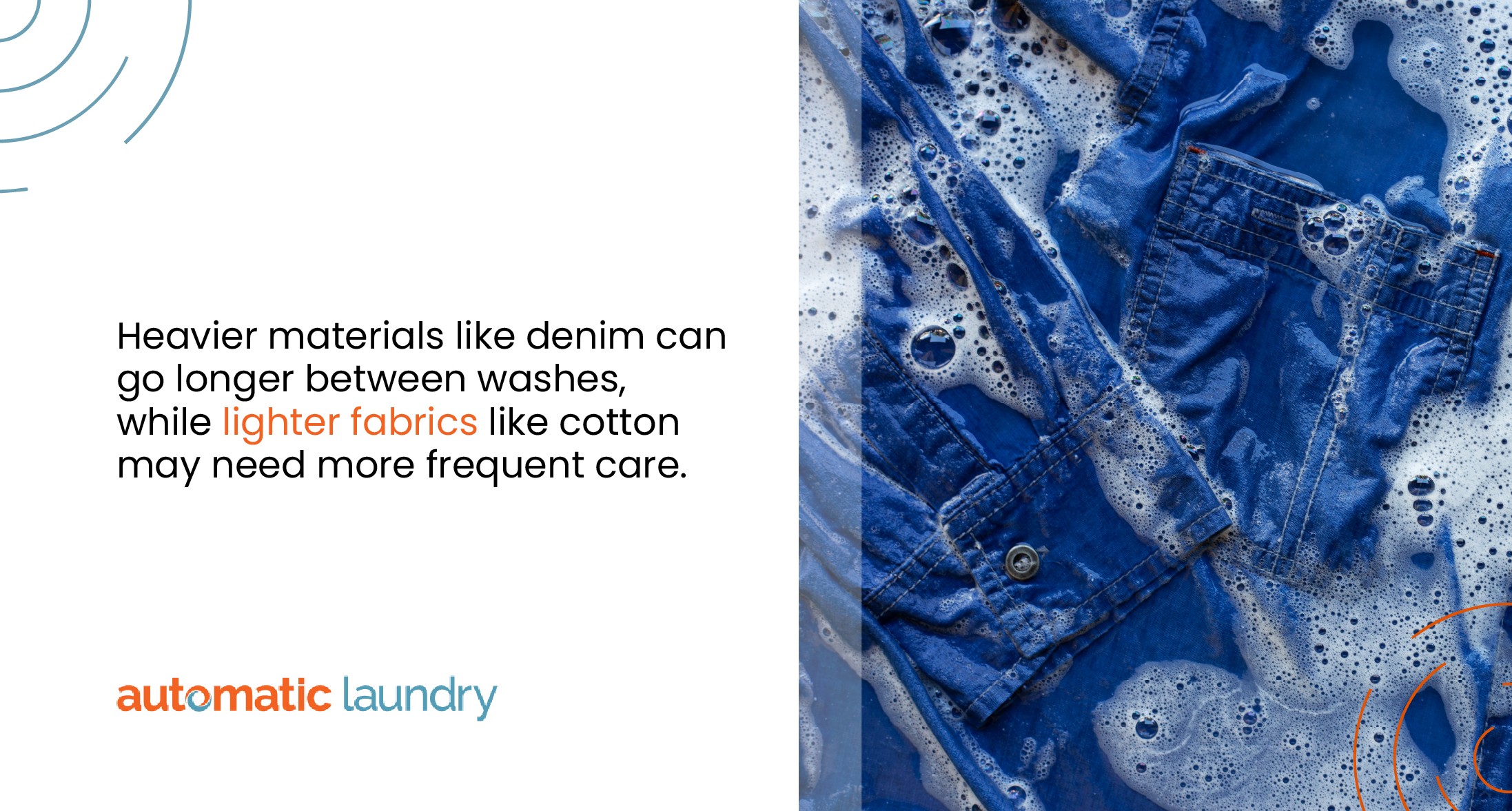 When to wash denim