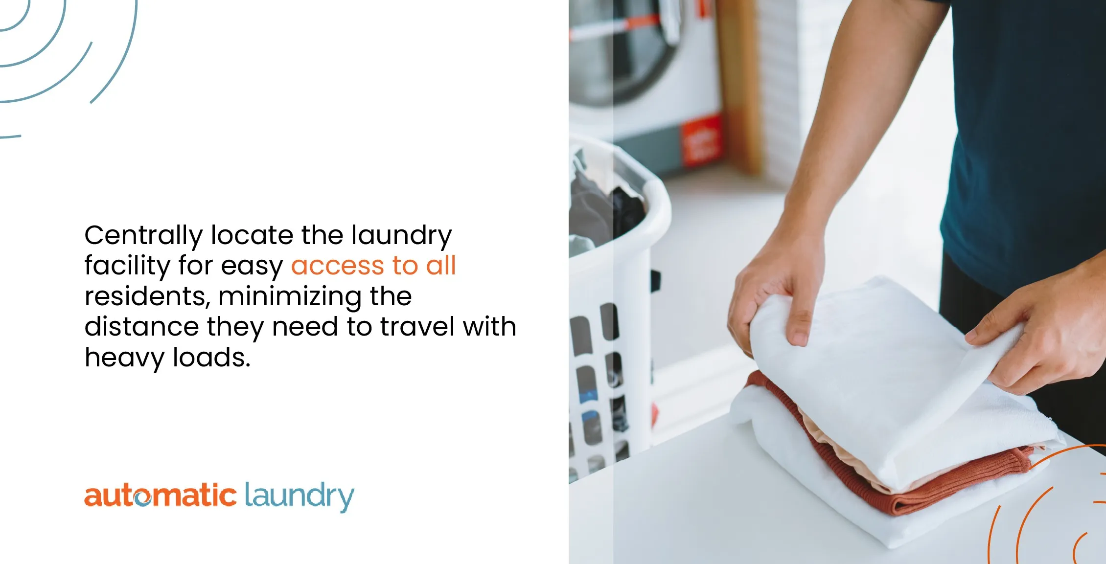 Central laundry room design