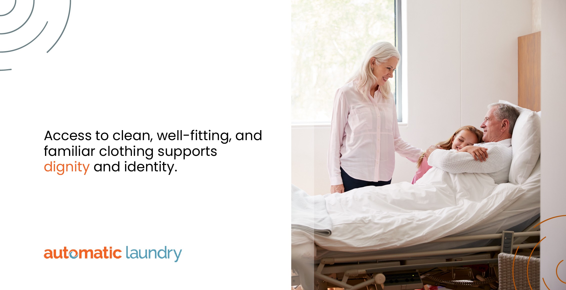 How clean laundry supports comfort, dignity, and lower stress