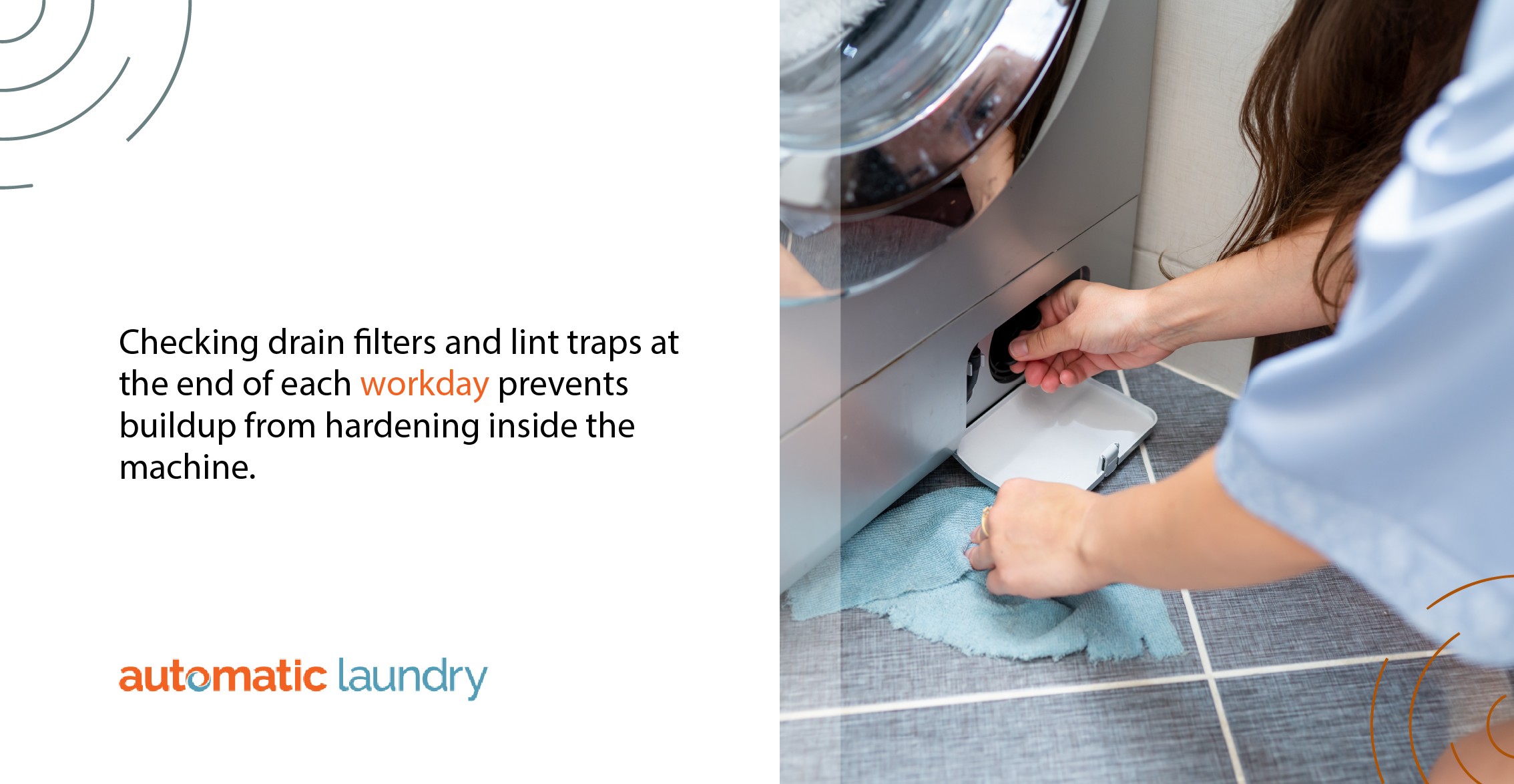 Maintaining commercial laundry room equipment