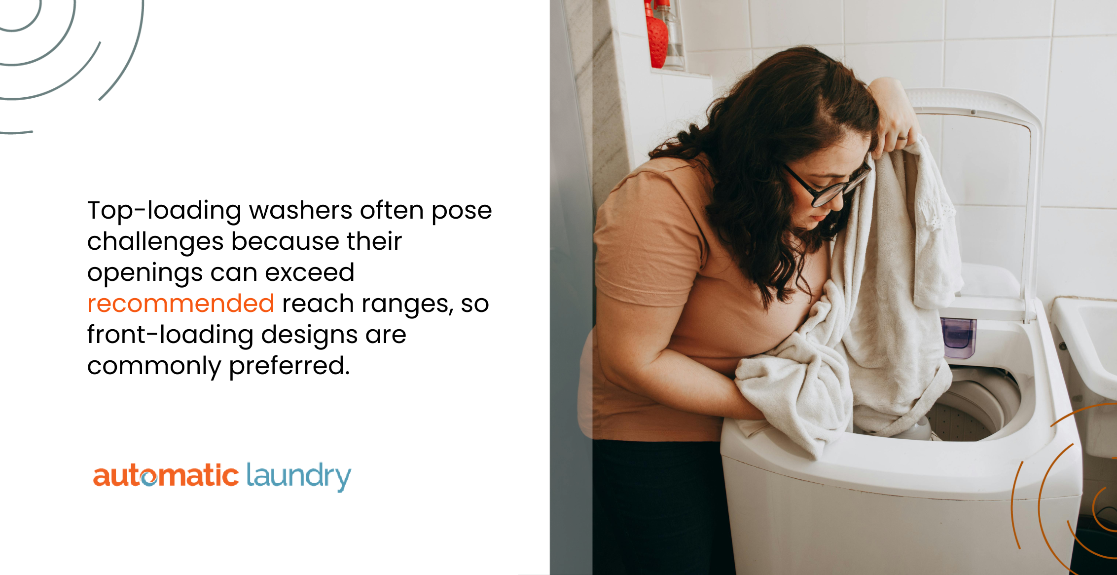 How ADA standards apply to laundry room equipment