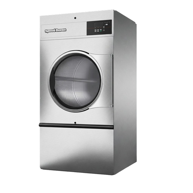 Image of the institutional laundry equipment machine, the SpeedQueen Single Tumble Dryer with a 55 pound capacity