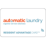 White Laundry Card