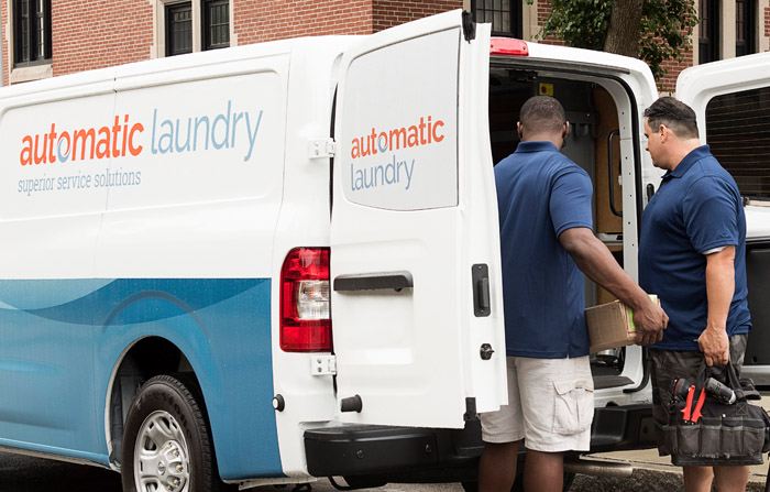 automatic laundry van