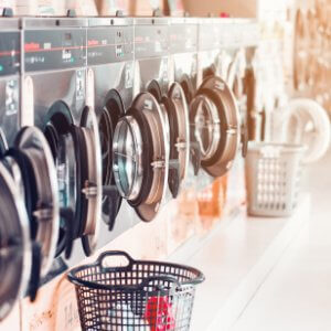an image of a laundromat