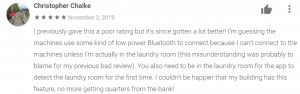 A Review For The LaundryConnect App