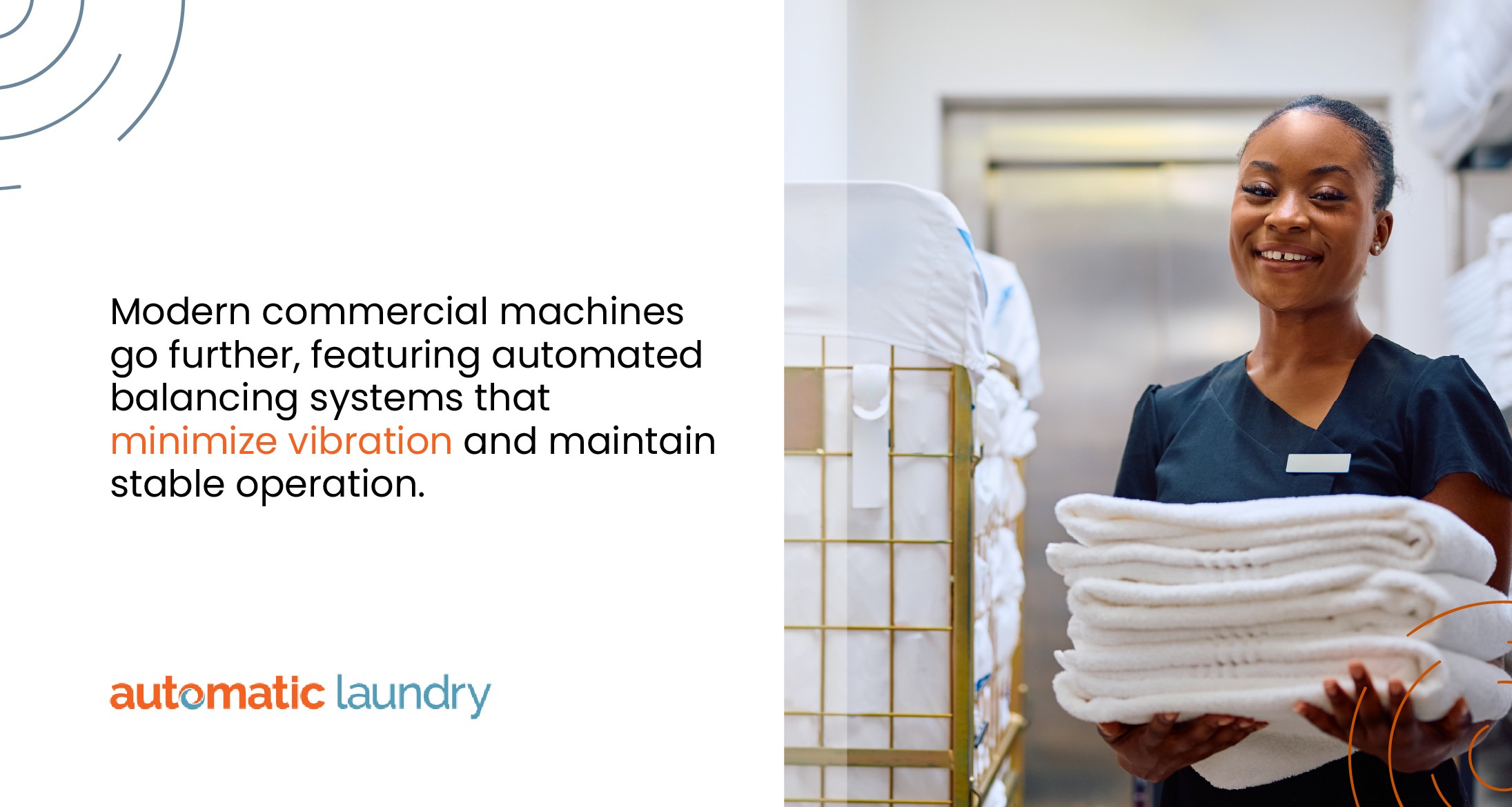 Invest in commercial-grade smart washers and dryers